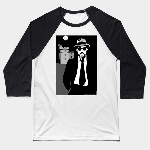 Detective Shades Baseball T-Shirt by dennye